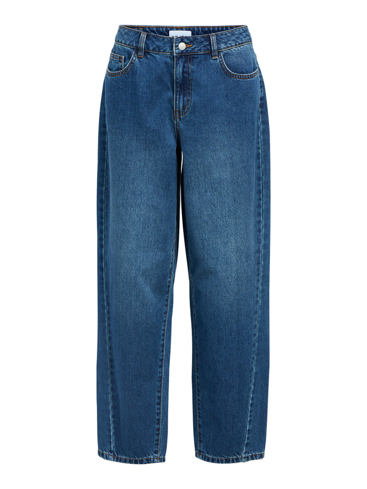 OB MIU ZOE MW BARREL ANKLE JEANS
