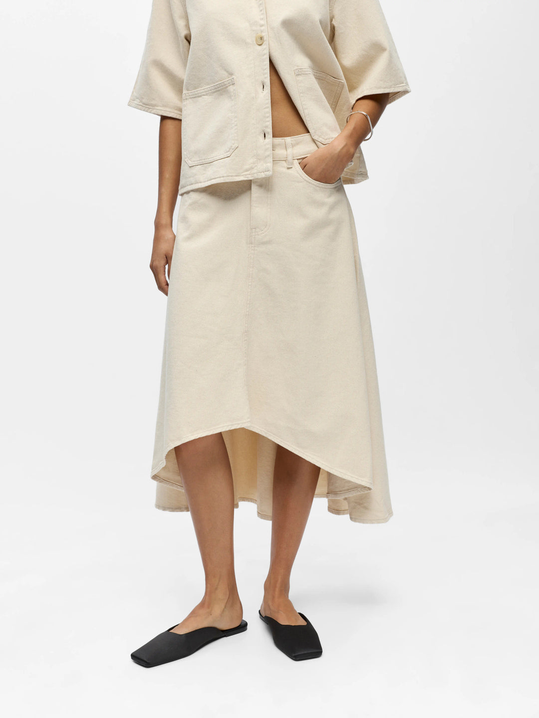 OB PIXIE MW MIDI SKIRT