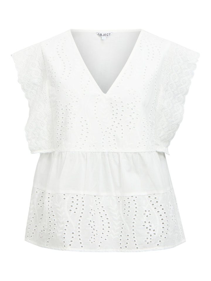 OB JOVANNA S/L LO V-NECK TOP