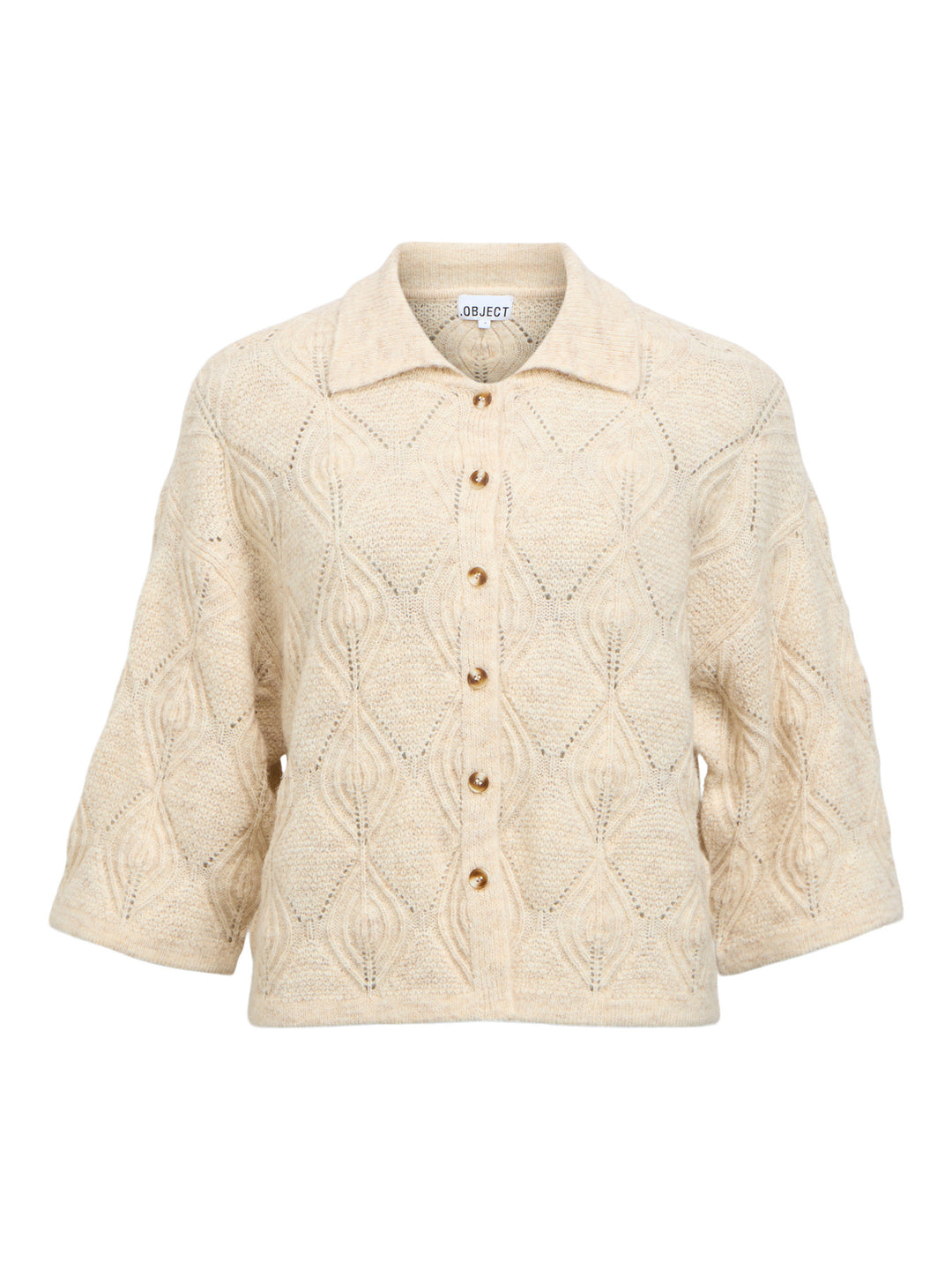 OB KAISA FLORA 3/4 LO KNIT CARDIGAN