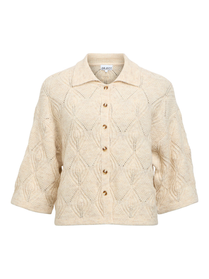OB KAISA FLORA 3/4 LO KNIT CARDIGAN
