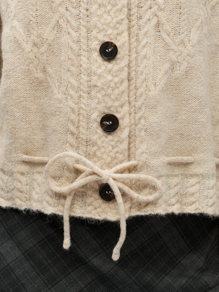 OB GUNVI L/S RE KNIT CARDIGAN