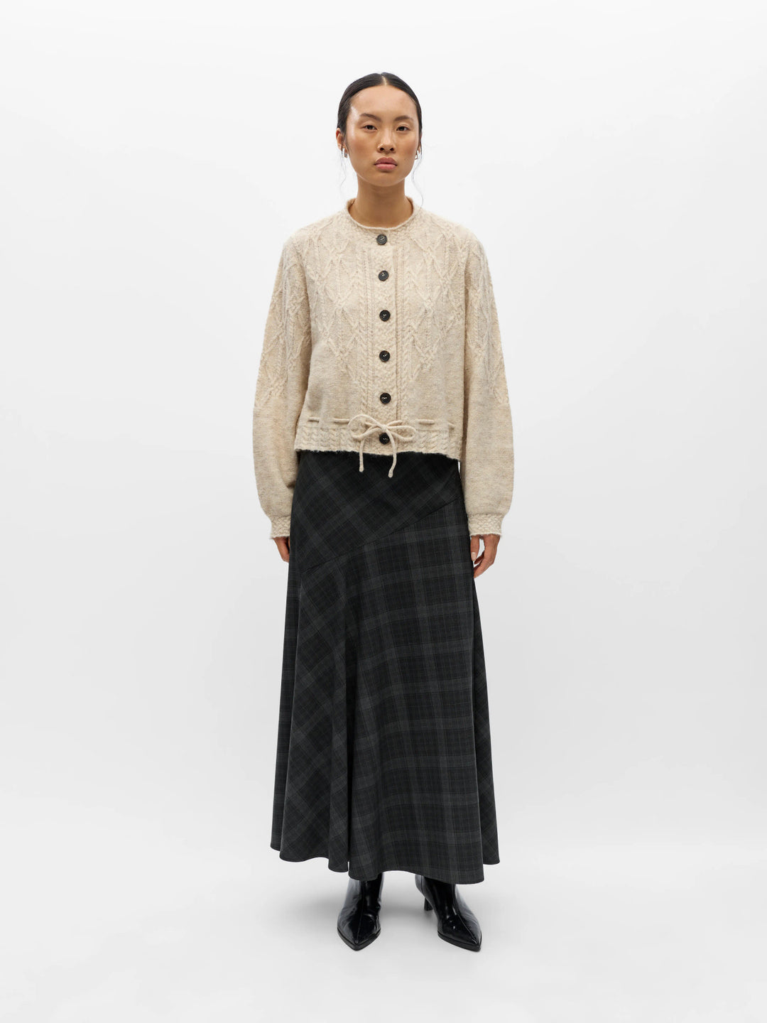OB GUNVI L/S RE KNIT CARDIGAN