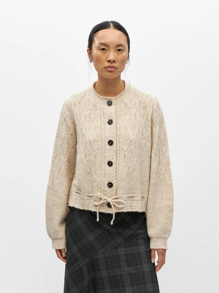 OB GUNVI L/S RE KNIT CARDIGAN