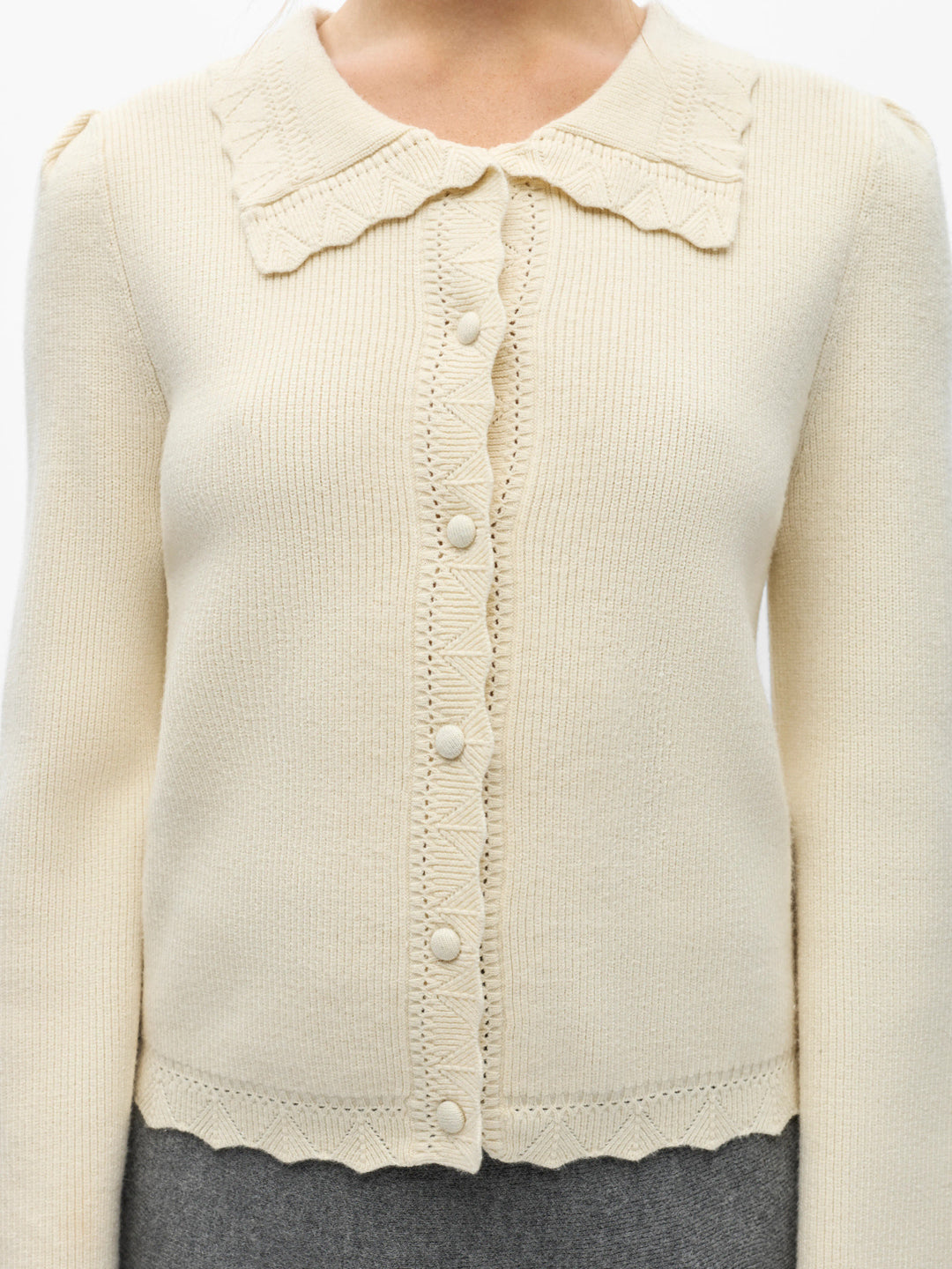OB PARYA THESS L/S RE KNIT CARDIGAN