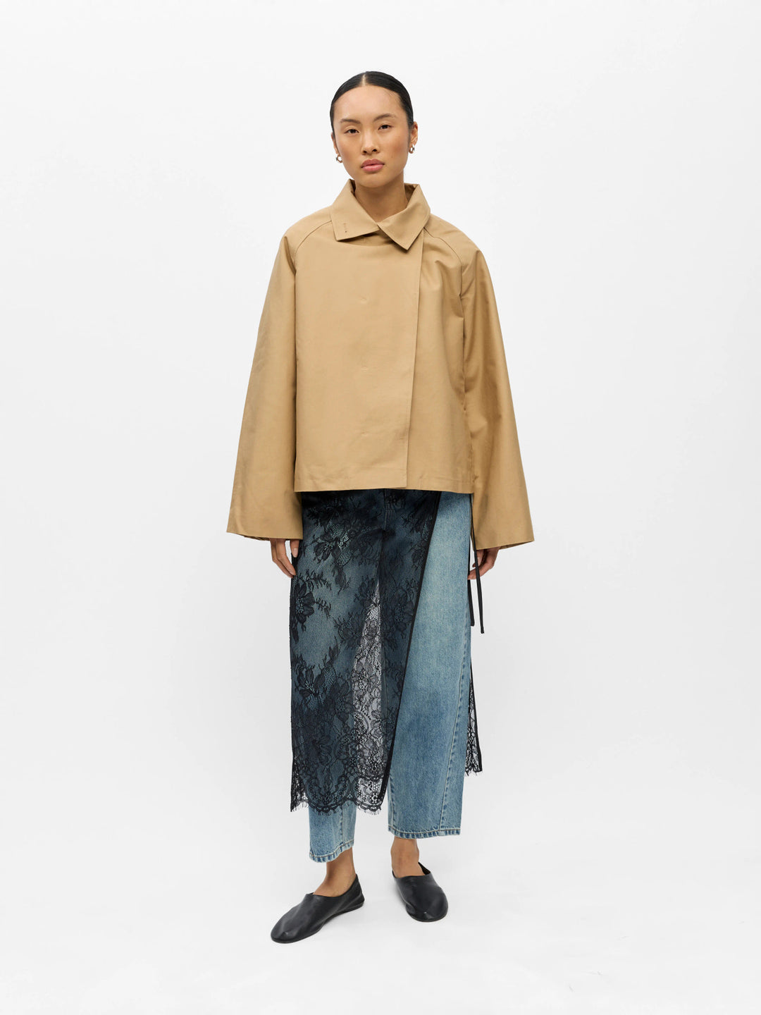 OB LIRA LACE SCARF LONG SKIRT