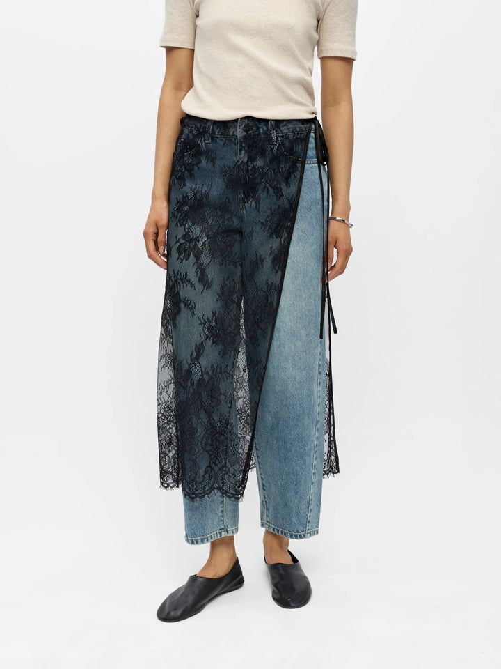 OB LIRA LACE SCARF LONG SKIRT