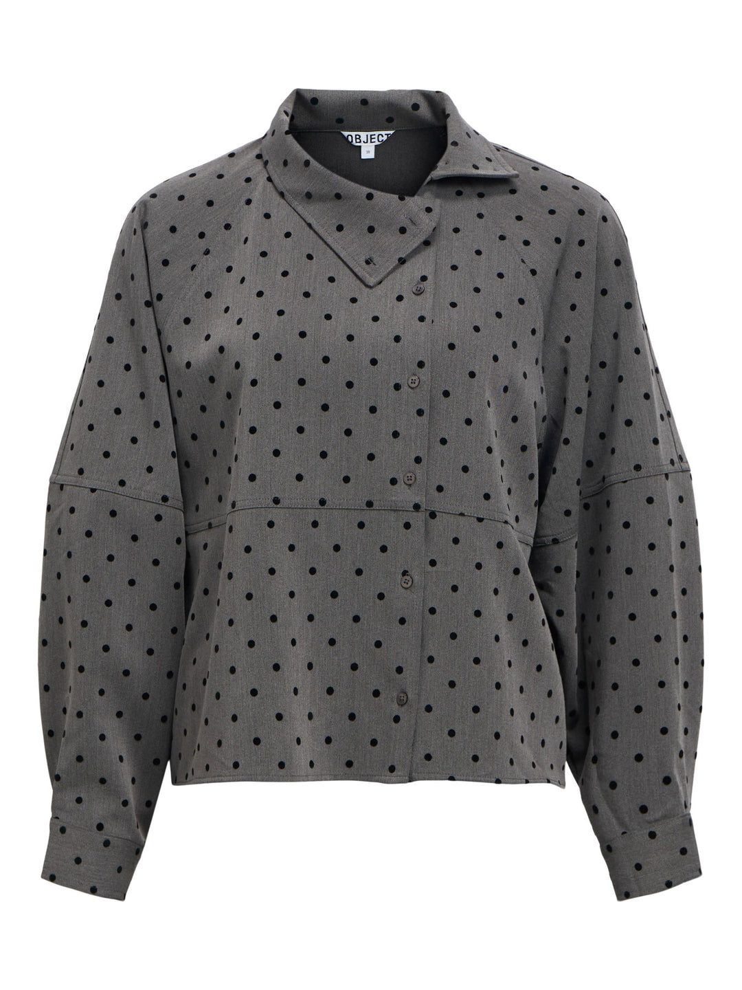 OB MAXINE L/S HIGH NECK SHIRT
