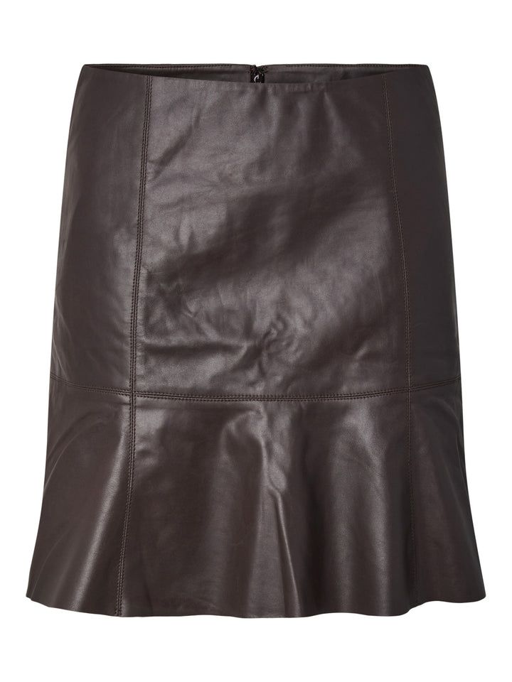 YAS COLLY MW NAPLON LEATHER SKIRT