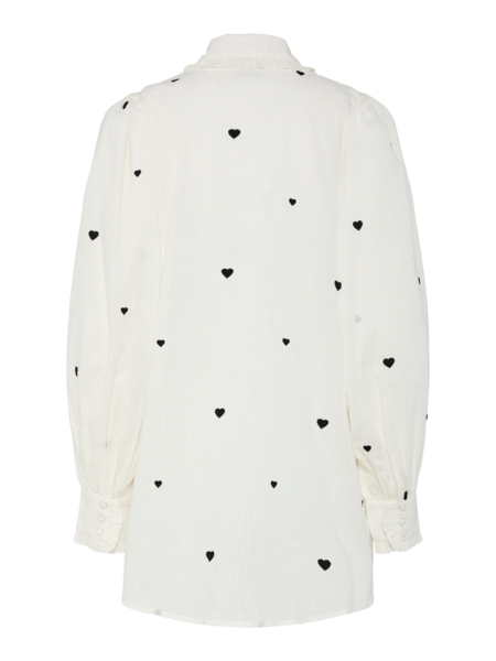 YAS Heart Long shirt