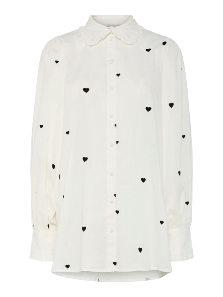 YAS Heart Long shirt