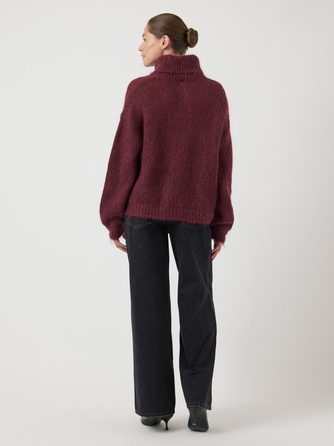 YAS LAMBI LS KNIT ROLLNECK PULLOVER