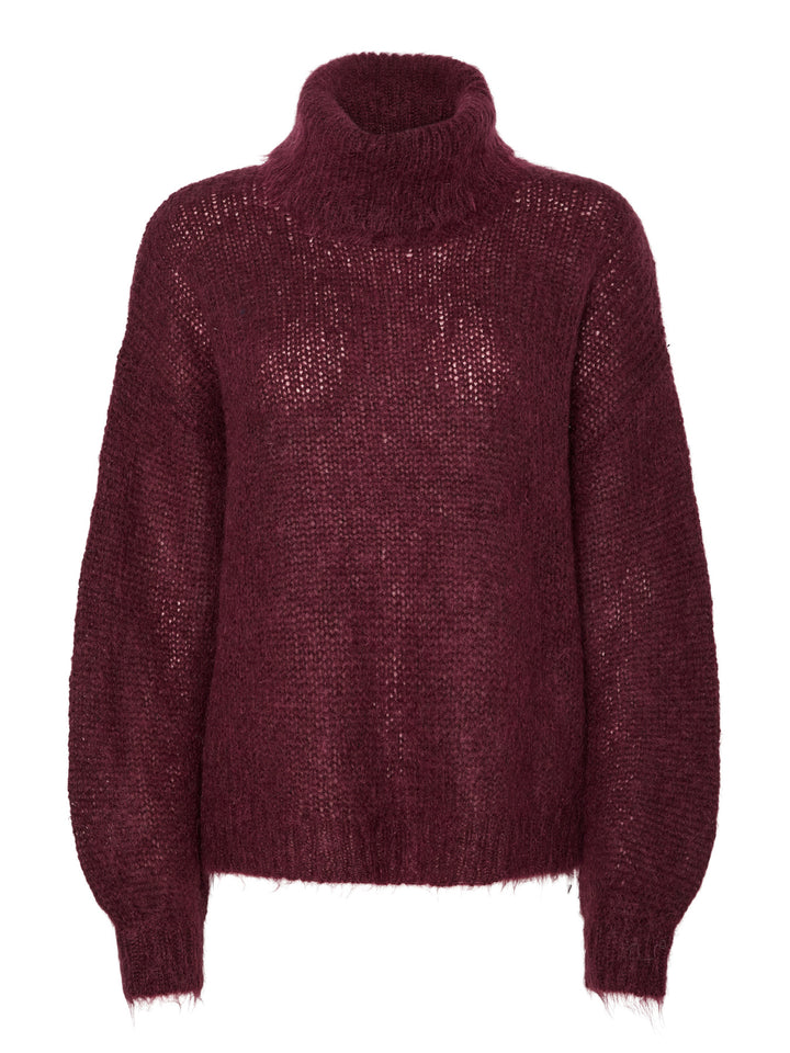 YAS LAMBI LS KNIT ROLLNECK PULLOVER