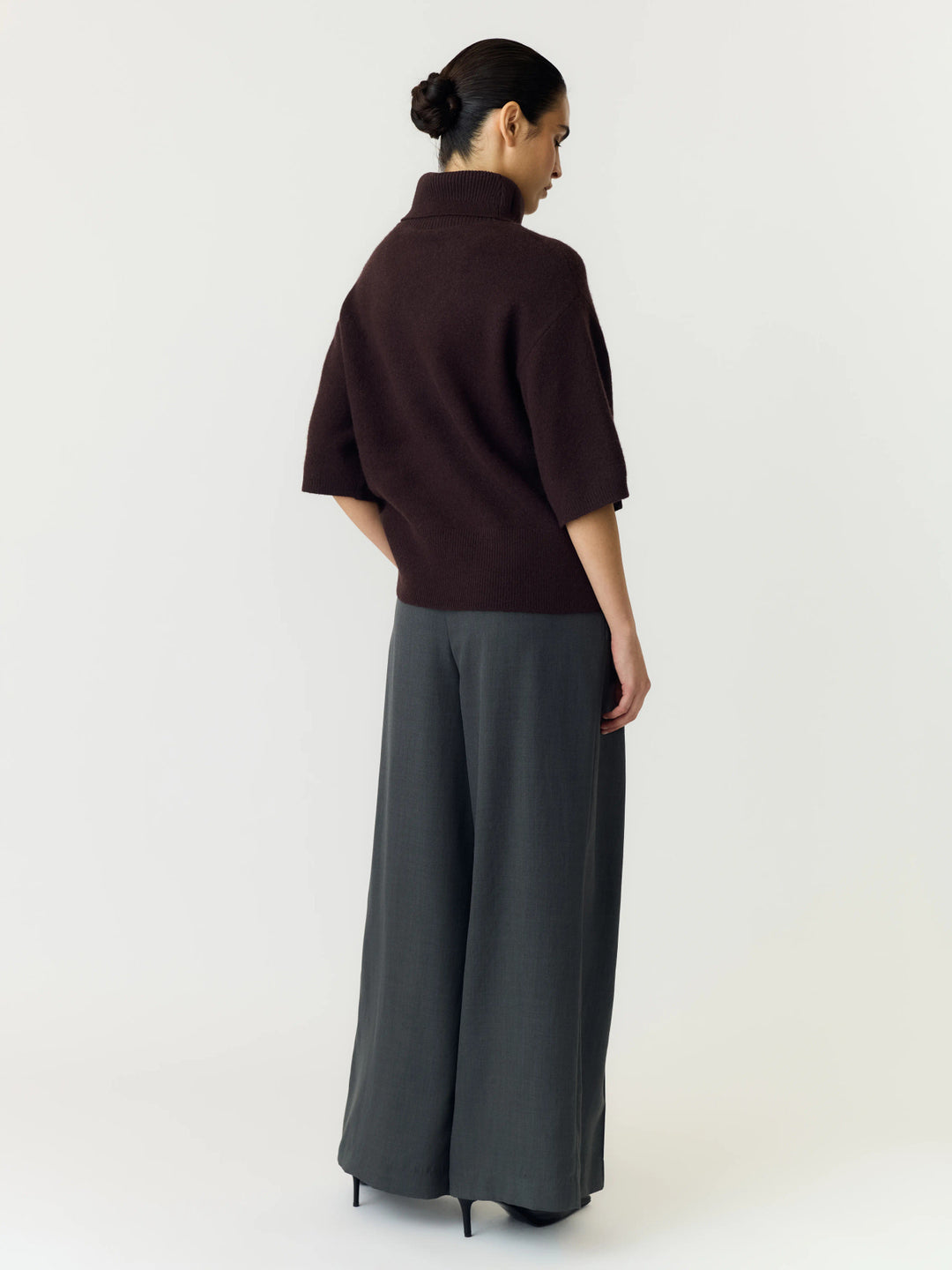 YAS EMILA 2/4 WOOL KNIT PULLOVER