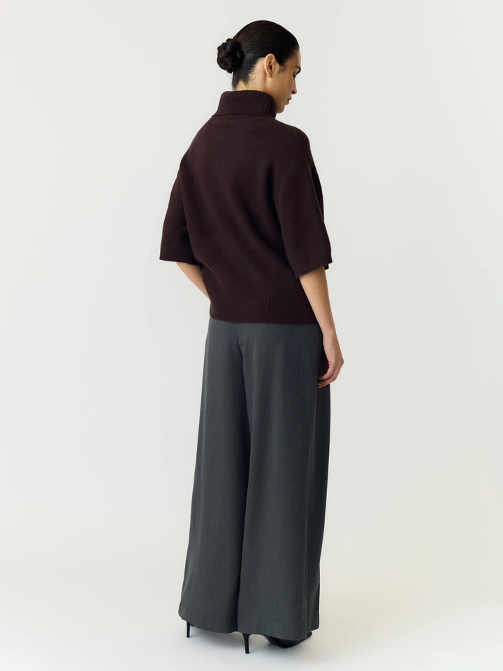 YAS EMILA 2/4 WOOL KNIT PULLOVER