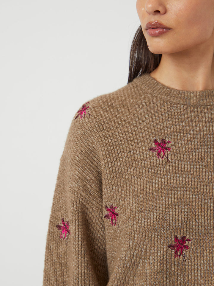 YAS Fleur Knit Pullover