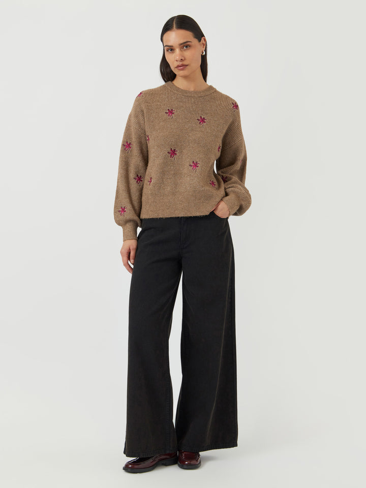 YAS Fleur Knit Pullover