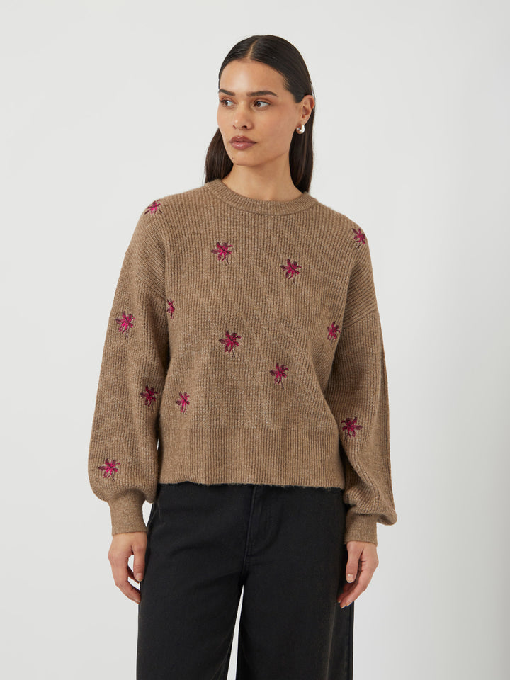 YAS Fleur Knit Pullover