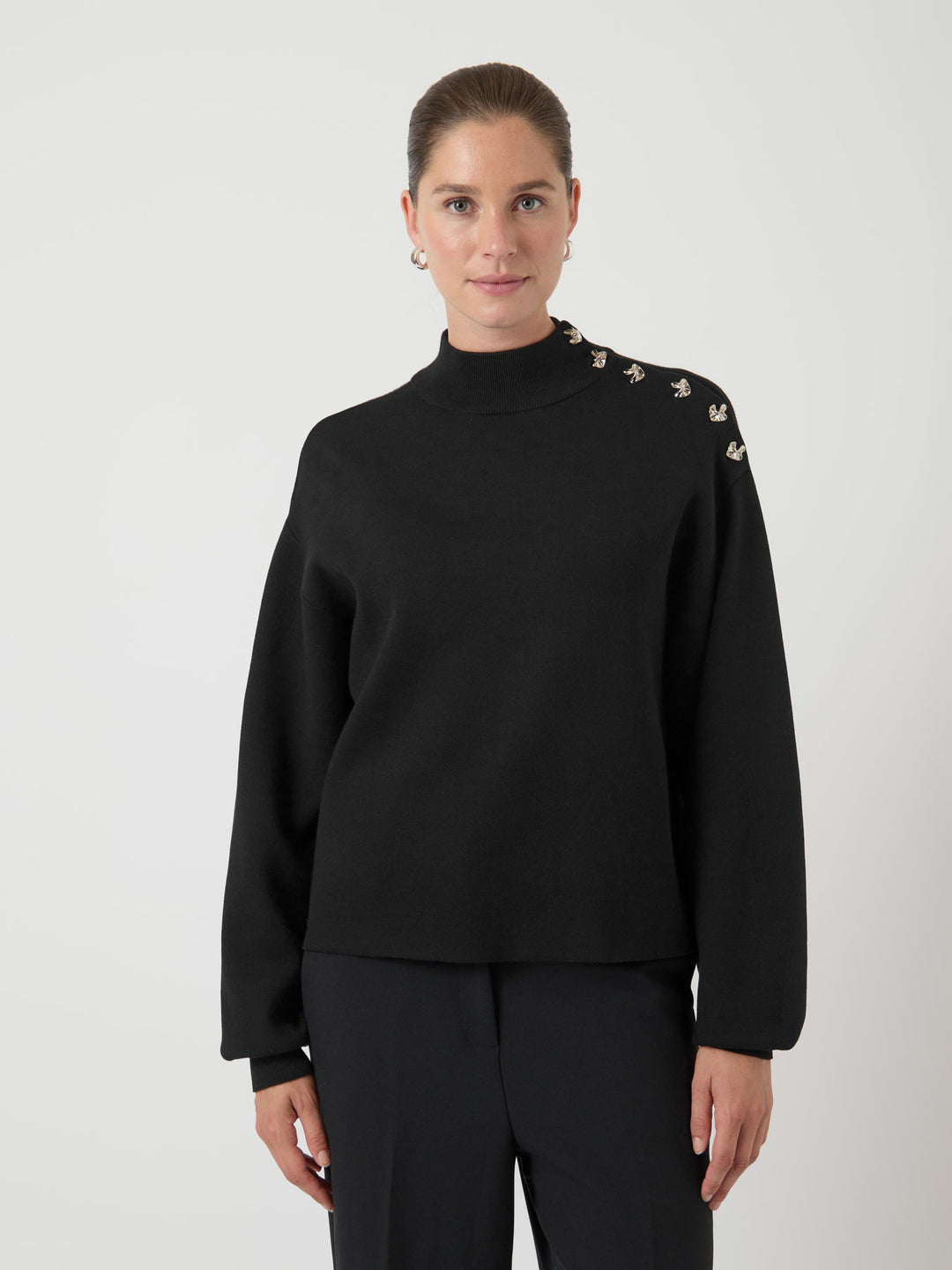 YAS Hama LS Pearl Knit Pullover