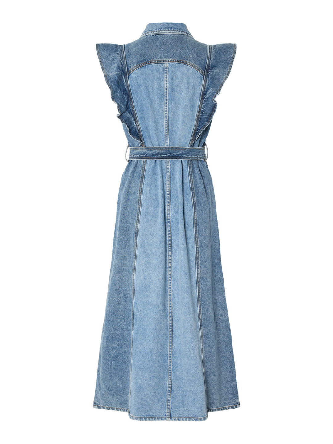 YAS CAWI SL DENIM LONG DRESS