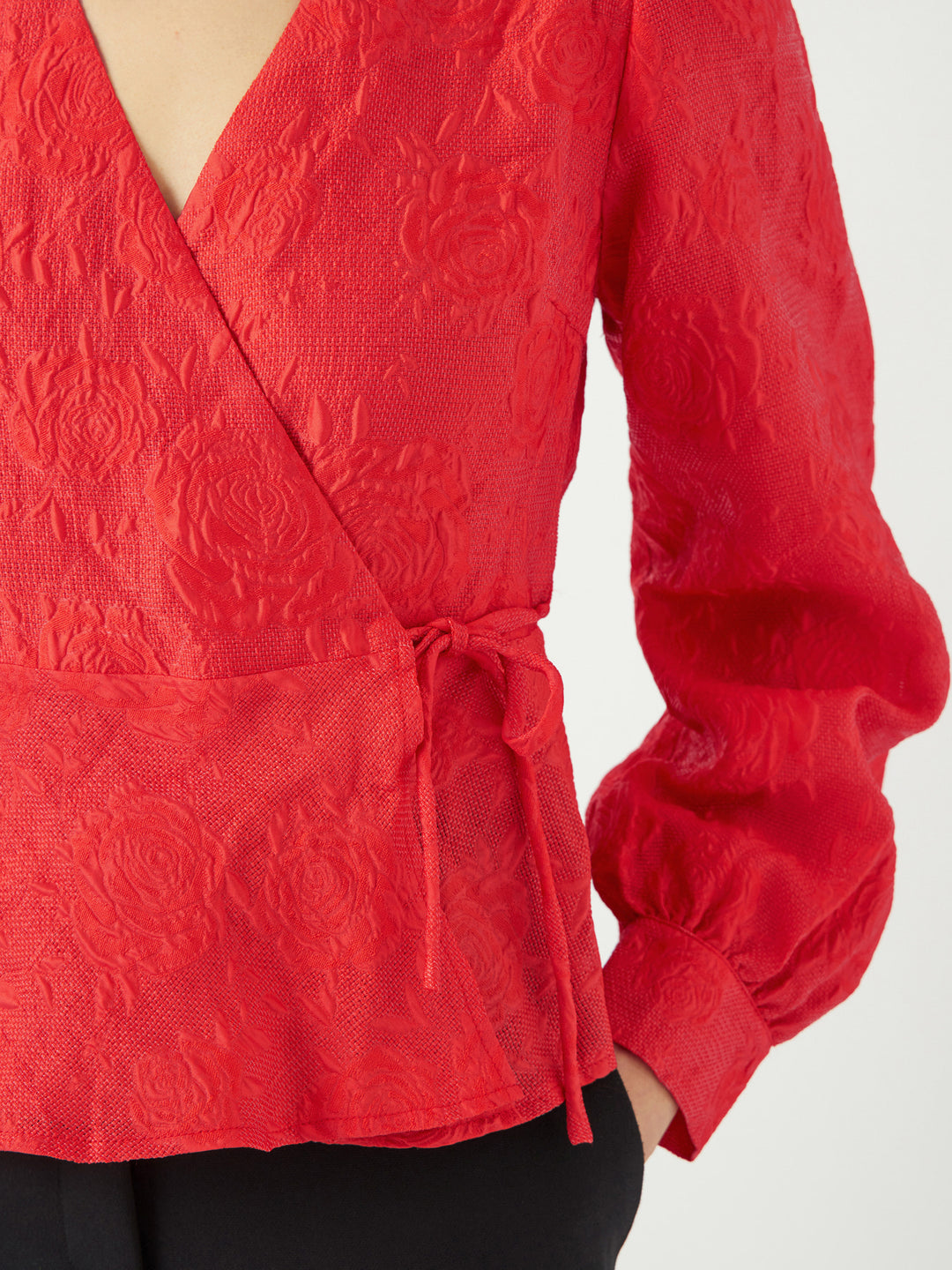 YAS Jorin LS Wrap Shirt