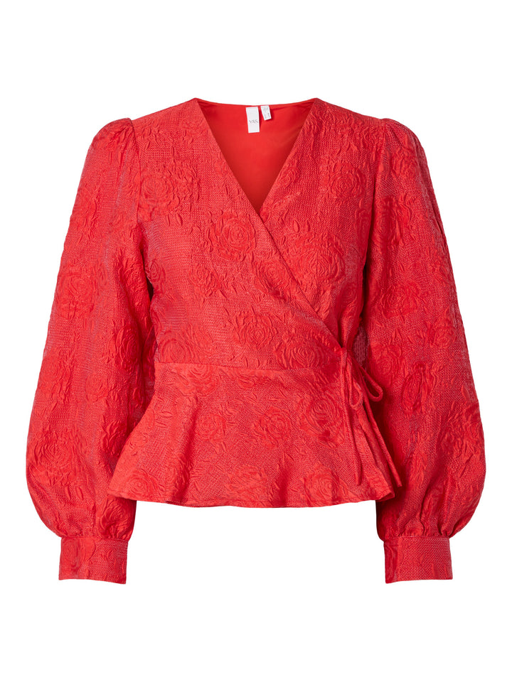 YAS Jorin LS Wrap Shirt