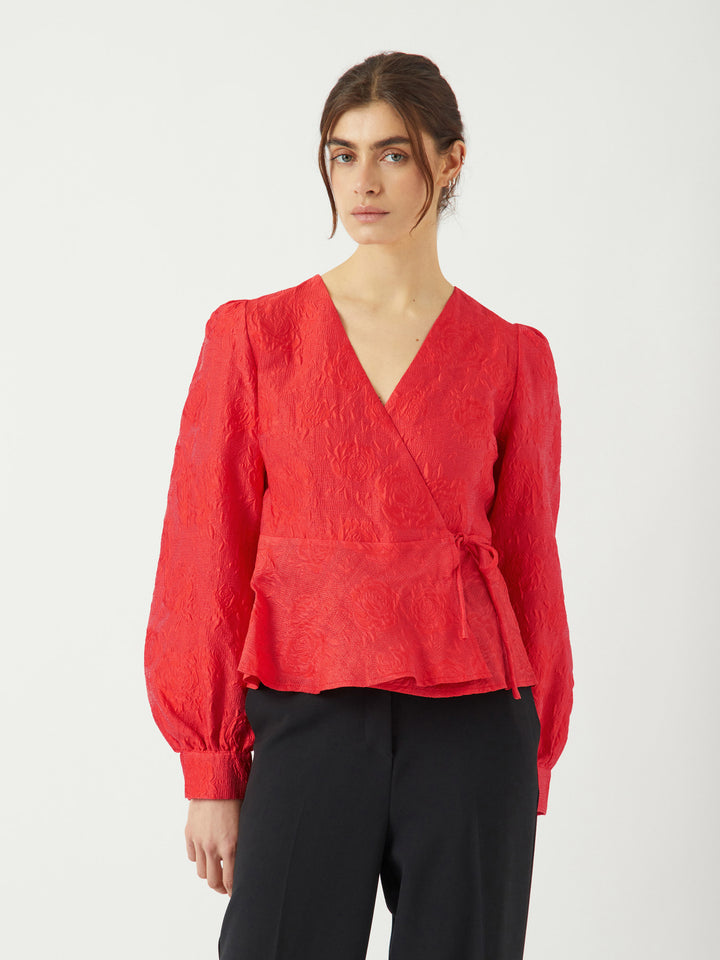 YAS Jorin LS Wrap Shirt