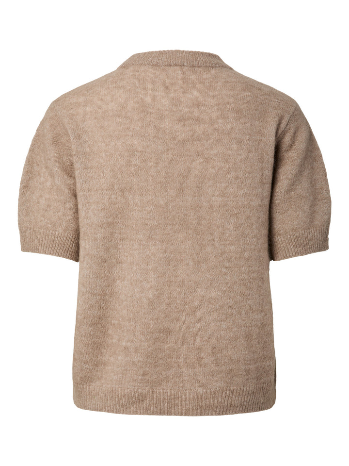 YAS Johi SS Wool Blend Pullover