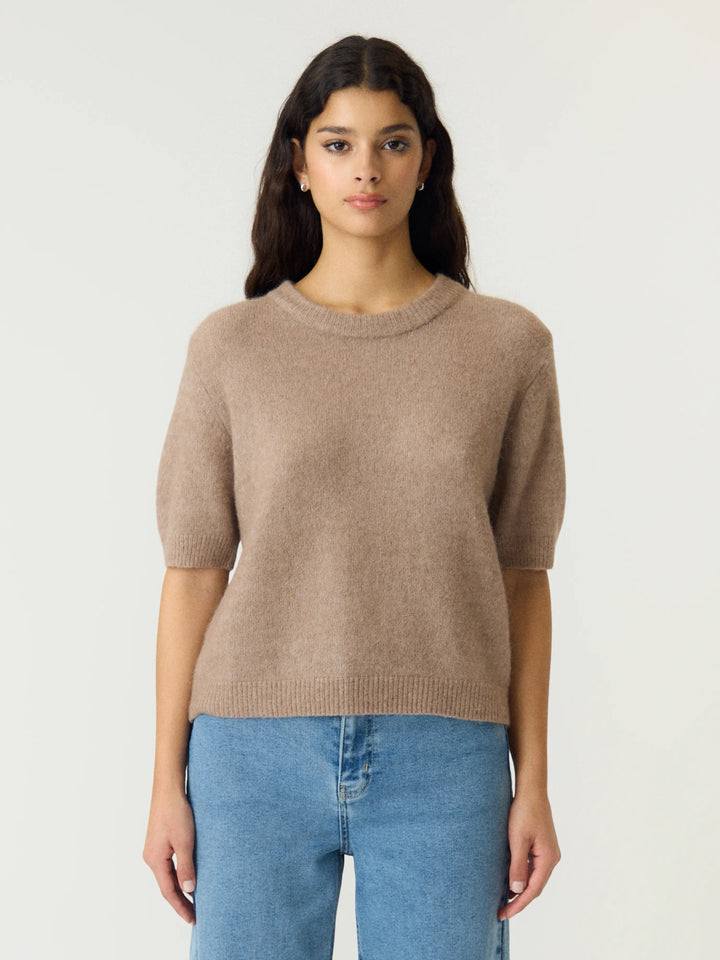 YAS Johi SS Wool Blend Pullover