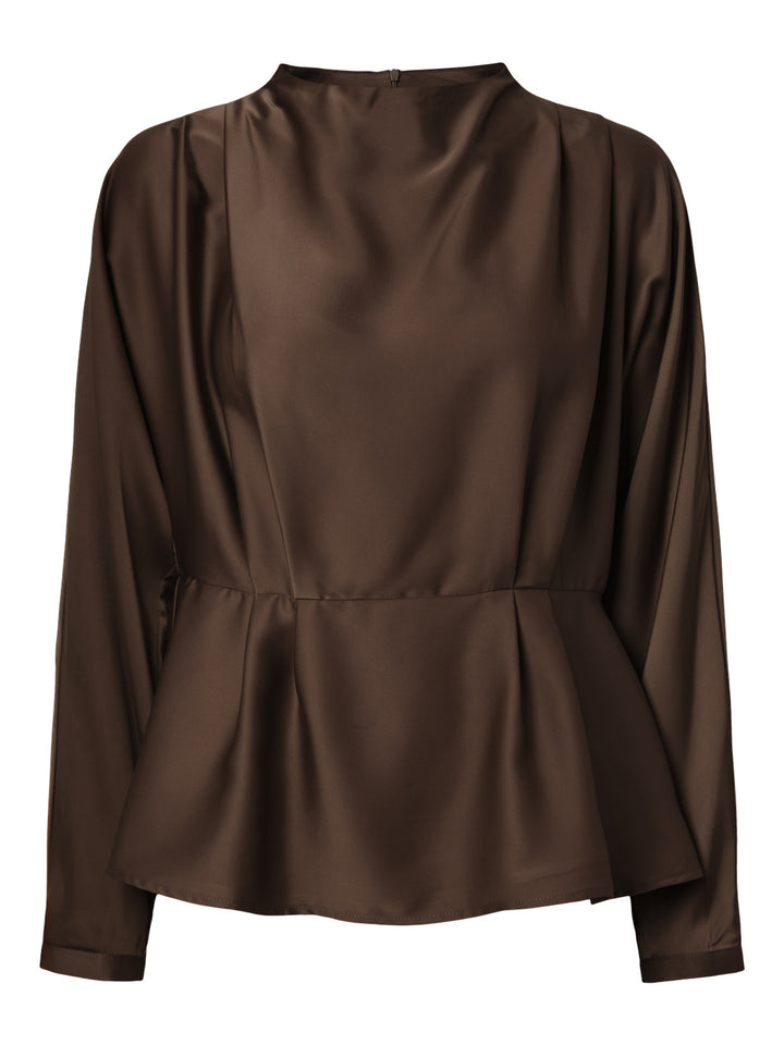 YAS PELLA LS FUNNEL NECK TOP S. NOOS