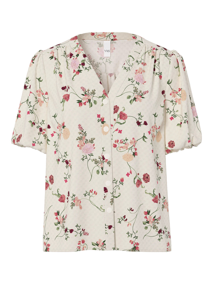 YAS TILERA SS V-NECK SHIRT
