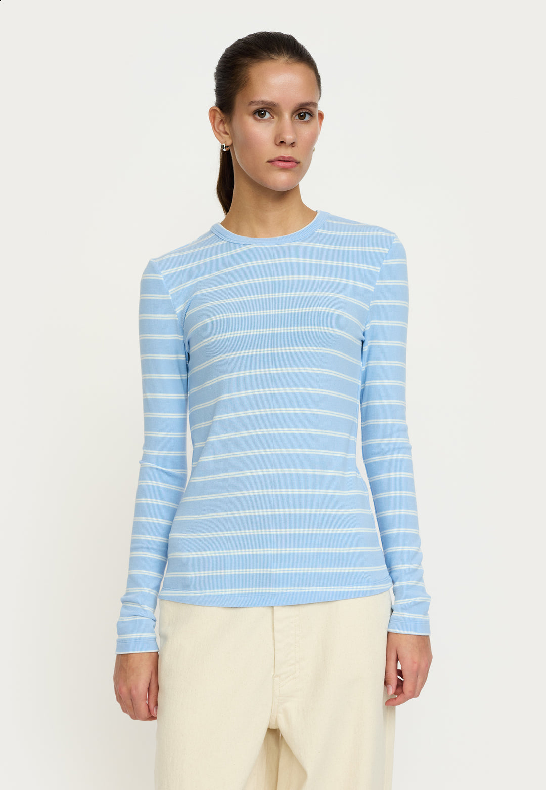 SR Fenja Stripe O-Neck Top