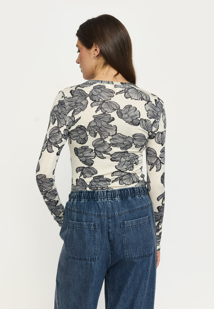 SR Roman O-Neck Printed