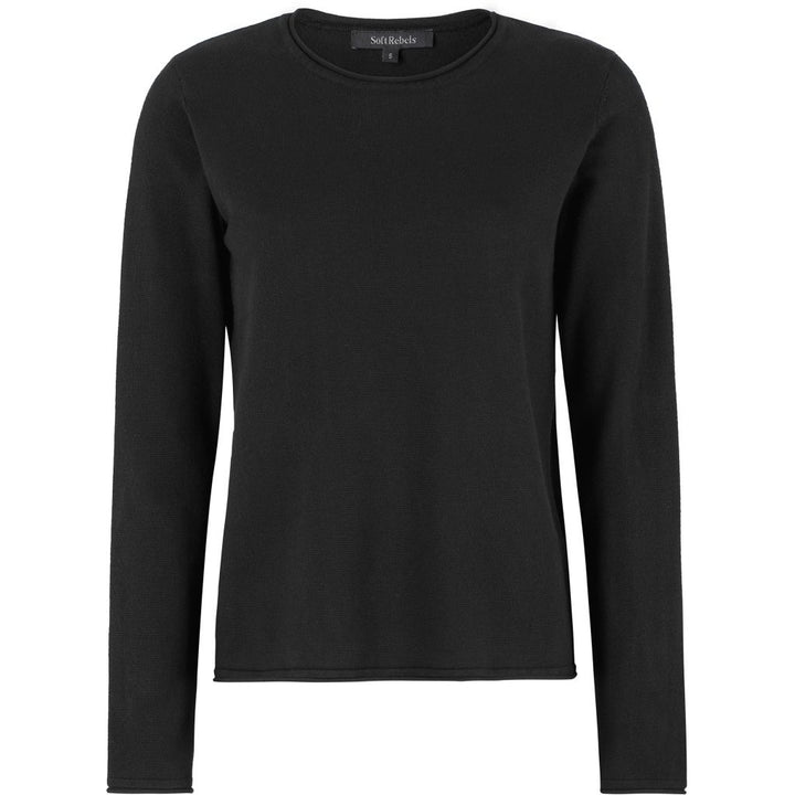 SR Marla O-Neck Knit Roll Egde