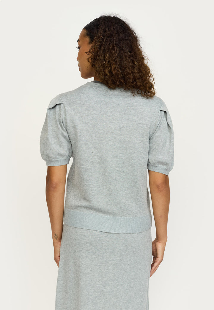 SR Marla SS O-Neck Cardigan Knit