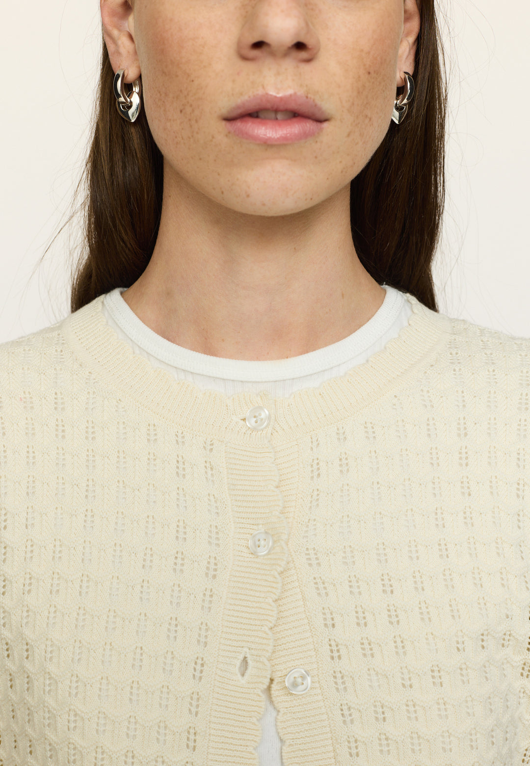 SR Alarice SS Cardigan Knit