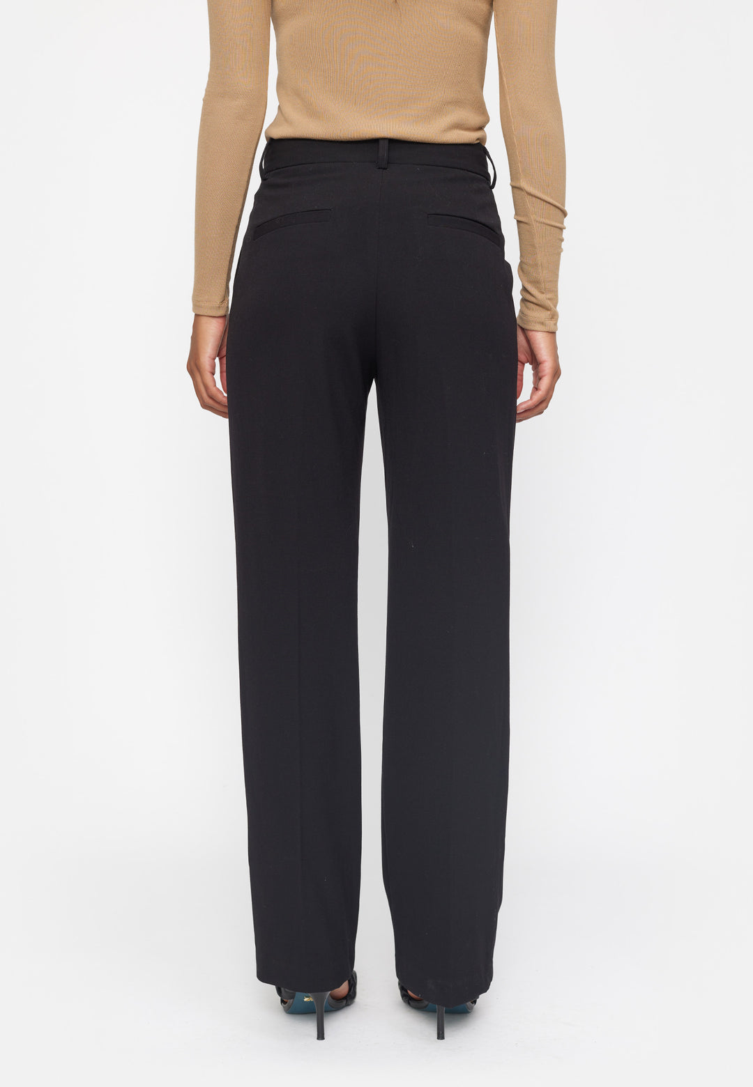 Sr Midvaist Vilja Loose Pant Black / L