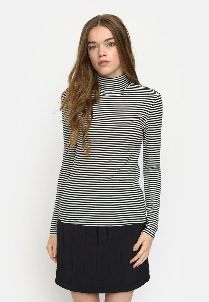SR Fenja Stripe Rollneck Top