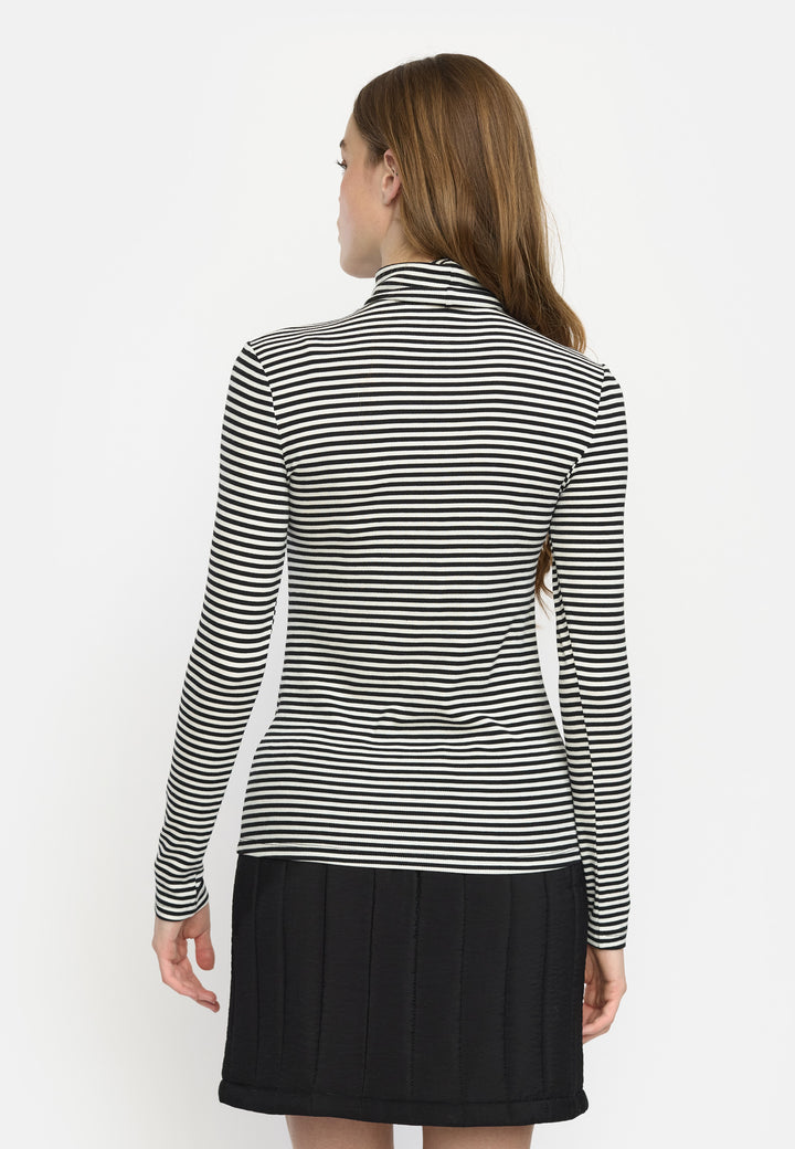 SR Fenja Stripe Rollneck Top
