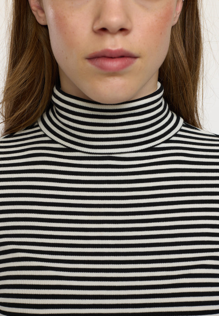 SR Fenja Stripe Rollneck Top