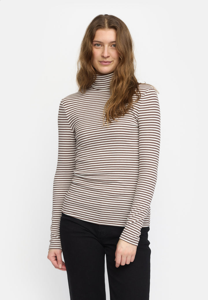 SR Fenja Stripe Rollneck Top