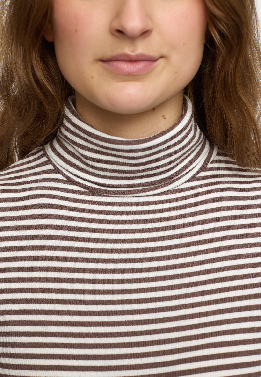 SR Fenja Stripe Rollneck Top