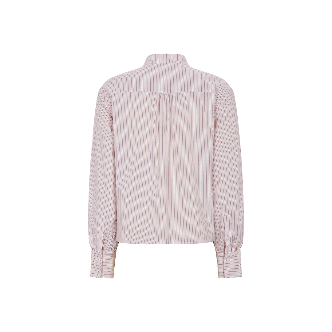 SR Veronica Volume Striped Shirt