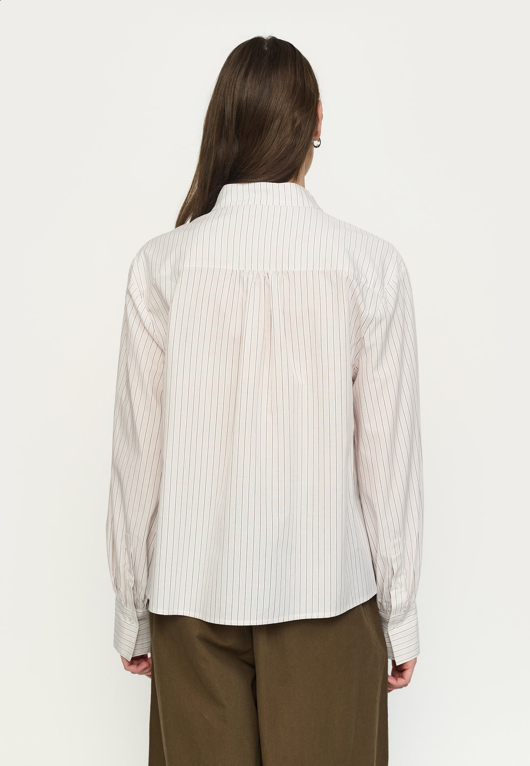 SR Veronica Volume Striped Shirt