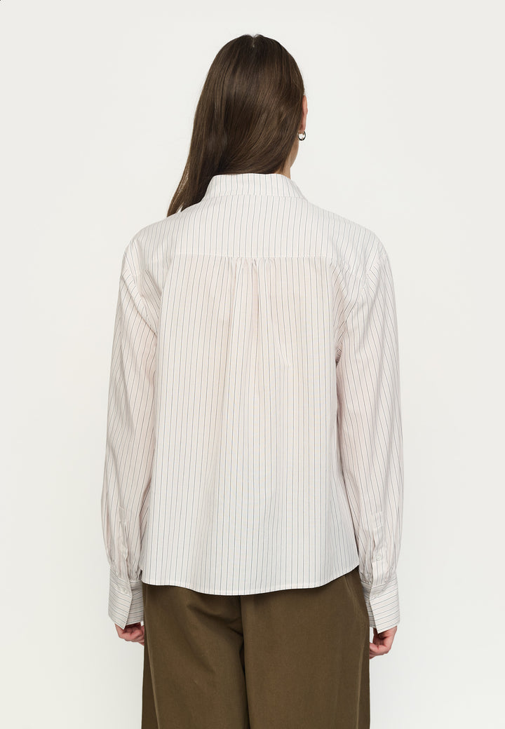 SR Veronica Volume Striped Shirt