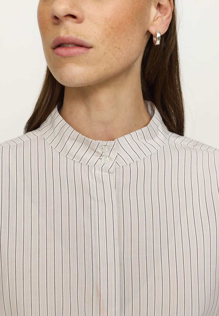 SR Veronica Volume Striped Shirt