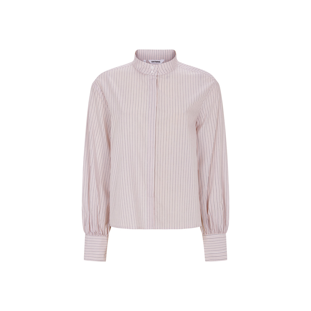 SR Veronica Volume Striped Shirt
