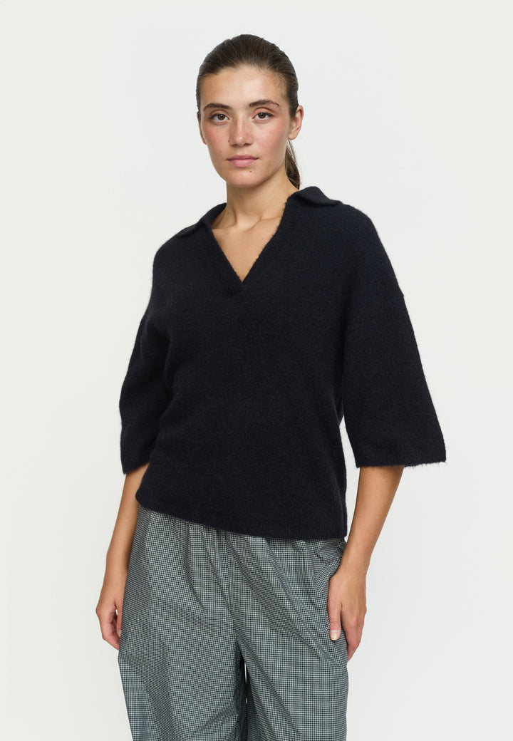 SR Allison Polo SS Knit