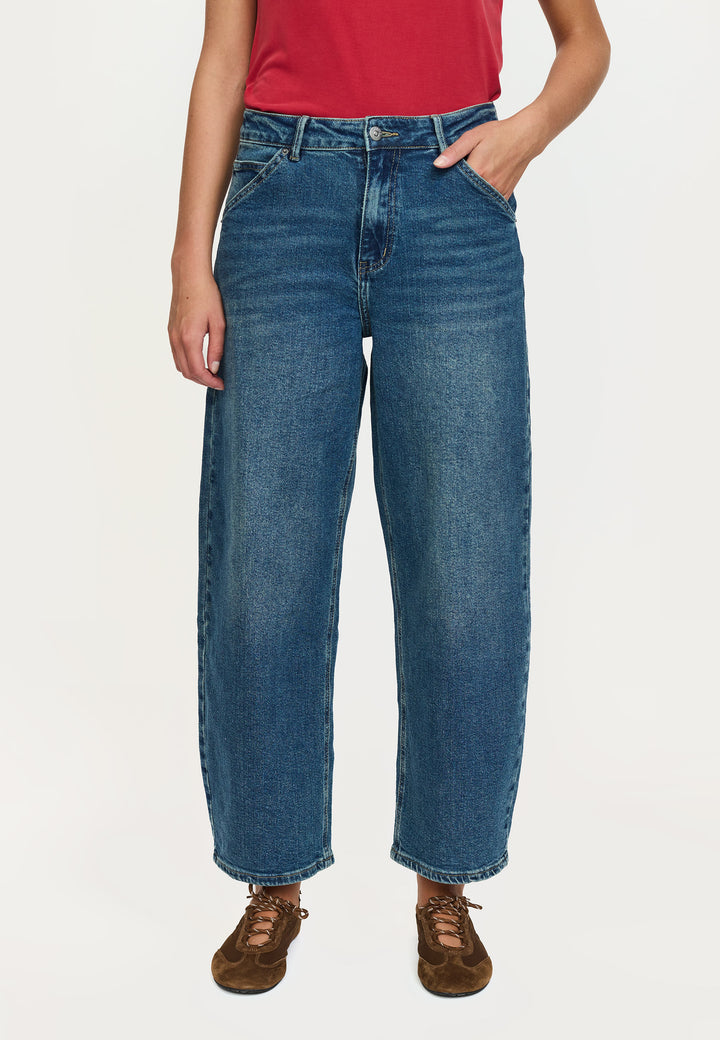 SR Amelie Cropped Barrel Jeans