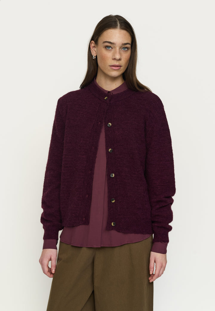 SR Allison o-neck cardigan knit